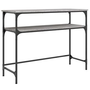 vidaXL konsolbord 100x35,5x75 cm konstrueret tr&aelig; gr&aring; sonoma-eg