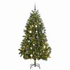 vidaXL kunstigt juletr&aelig; 300 LED'er og kugles&aelig;t h&aelig;ngslet 300 cm