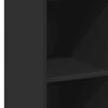 vidaXL reol 40x41x124 cm konstrueret træ sort
