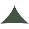 vidaXL solsejl 5x5x5 m 160 g/m&sup2; HDPE m&oslash;rkegr&oslash;n