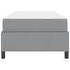 vidaXL Box spring seng Lysegrå 90 x 190 cm Stof