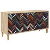 vidaXL TV-skab OMMEN 102 x 33 x 50 cm Sonoma-eg Konstrueret tr&aelig;