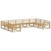vidaXL Udend&oslash;rs sofagruppe 9 pcs Hvid 404 x 251,5 x 73 cm