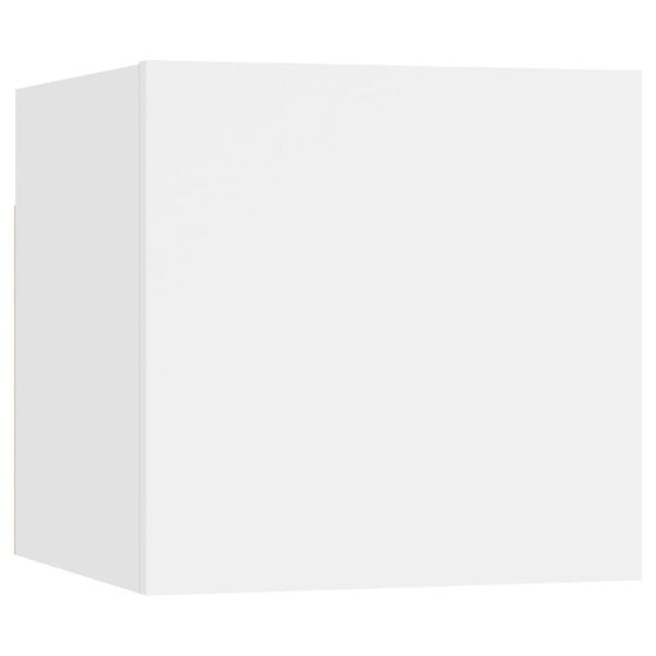 vidaXL v&aelig;gh&aelig;ngte tv-skabe 8 stk. 30,5x30x30 cm hvid