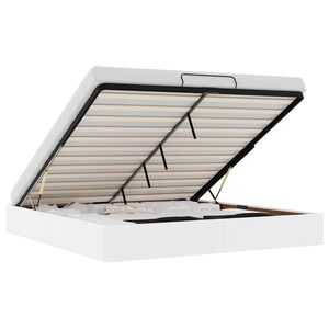 vidaXL osmannisk sengeramme uden madras 200x200 cm kunstl&aelig;der hvid