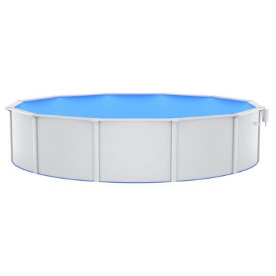 vidaXL swimmingpool med poolstige 550x120 cm