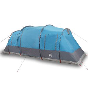 vidaXL 6-personers campingtelt vandt&aelig;t tunnel bl&aring;