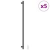 vidaXL skabsh&aring;ndtag 5 stk. 480 mm rustfrit st&aring;l sort