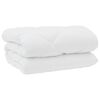 vidaXL Vinter dyne med pude 3 pcs Hvid Microfiber