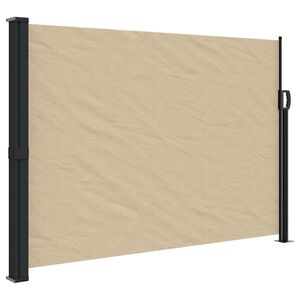 vidaXL sammenrullelig sidemarkise 140x300 cm beige