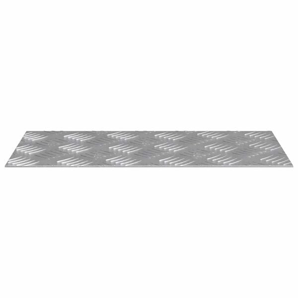 vidaXL Trappe Tread Rektangul&aelig;r 4 pcs S&oslash;lv 40 x 20 cm Aluminium