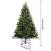 vidaXL Kunstig Hengende Juletr&aelig; 300 LEDs Gr&oslash;n 240 cm PVC og PE