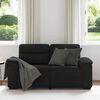 vidaXL 2-personers sofa 160x81x84 cm stof sort