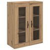 vidaXL Highboard Artisan Egetr&aelig; 69,5 x 34 x 180 cm Konstrueret tr&aelig;