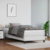 vidaXL springmadras med pocketfjedre medium 80x200x20 cm kunstl&aelig;der hvid