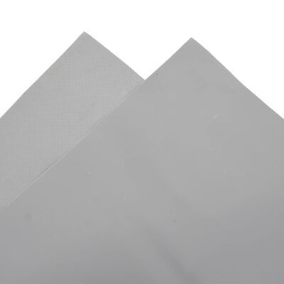 vidaXL presenning 1x2,5 m 650 g/m² grå