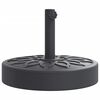 vidaXL parasolfod til &Oslash;38/48 mm st&aelig;nger 25 kg rund