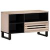 vidaXL tv-bord 80x34x46 cm massivt mangotr&aelig;