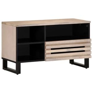 vidaXL tv-bord 80x34x46 cm massivt mangotr&aelig;