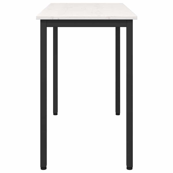 vidaXL bord Hvid 100 x 50 x 77 cm Ingeni&oslash;rtr&aelig; og st&aring;l