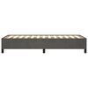 vidaXL Sengeramme uden madras Mørkegrå 80x200 cm Fløjl