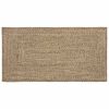 vidaXL Omr&aring;de t&aelig;ppe Naturfarvet og sort 100 x 200 cm Jute