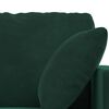 vidaXL Sofa 2 pcs M&oslash;rkegr&oslash;n 138 x 78 x 80 cm Fl&oslash;jl