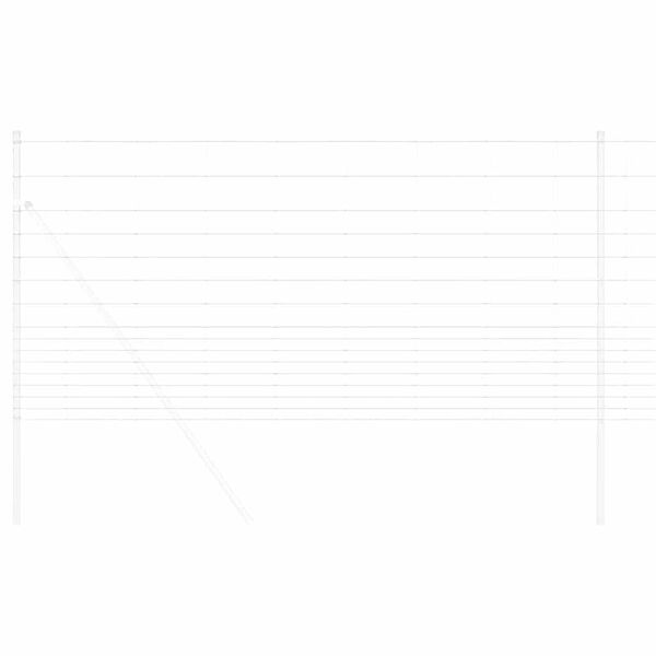 vidaXL Markhegn Sølv 50 x 1,2 m Galvaniseret stål