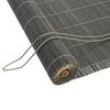 vidaXL Rullegardin Gr&aring; 80 x 220 cm Bambus