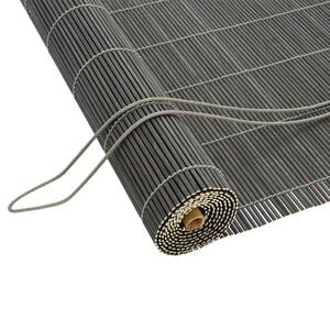 vidaXL Rullegardin Gr&aring; 80 x 220 cm Bambus