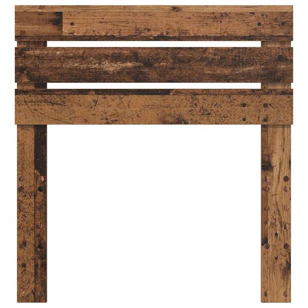 vidaXL Hovedg&aelig;rde med hovedg&aelig;rde Gammelt tr&aelig; 75 cm Konstrueret tr&aelig;