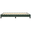 vidaXL Boxspring sengeramme M&oslash;rkegr&oslash;n 140x200 cm Fl&oslash;jl