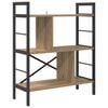 vidaXL Bogreol Artisan Egetr&aelig; 75 x 30 x 91 cm Konstrueret tr&aelig;
