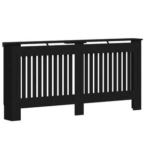 vidaXL Radiatorcover Sort eg 172 x 19 x 81,5 cm Konstrueret tr&aelig;
