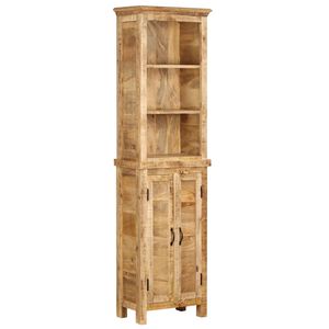 vidaXL bogreol massivt mangotr&aelig; 50 x 30 x 180 cm