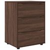 vidaXL Opbevaringsskab 60 x 48 x 81 cm Konstrueret tr&aelig; Brun eg