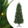 vidaXL Juletr&aelig; med 300 LED'er med stativ Gr&oslash;n 240 cm PE