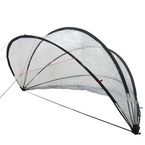 vidaXL Pool Dome Transparent 405 x 405 x 192 cm PVC