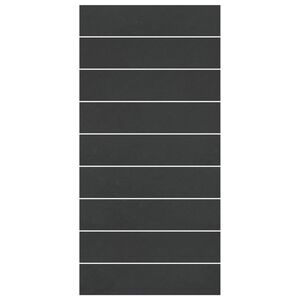 vidaXL Pool Bundark Sort 999 x 500 x 0,1 cm Non-woven stof