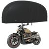vidaXL motorcykelovertr&aelig;k 245x105x125 cm 210D oxfordstof sort