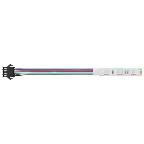 vidaXL LED Strip 2 pcs Sort og Hvid 1745 mm Kobber og plastik