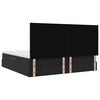vidaXL Seng med opbevaring og LED med madras Sort 200 x 200 cm Fl&oslash;jl