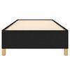 vidaXL Sengeramme uden madras Sort 100x200 cm Stof