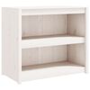 vidaXL udend&oslash;rs k&oslash;kkenskab MEPPEL 106x55x92 cm massivt fyrretr&aelig; hvid
