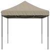 vidaXL foldbart pop up-festtelt 440x292x315 cm gråbrun