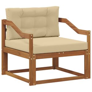 vidaXL Udend&oslash;rs Mellem Sofa Naturfarvet