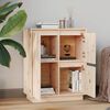vidaXL skænk 60x34x75 cm massivt fyrretræ