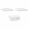 vidaXL Vinter dyne med pude 3 pcs Hvid Microfiber