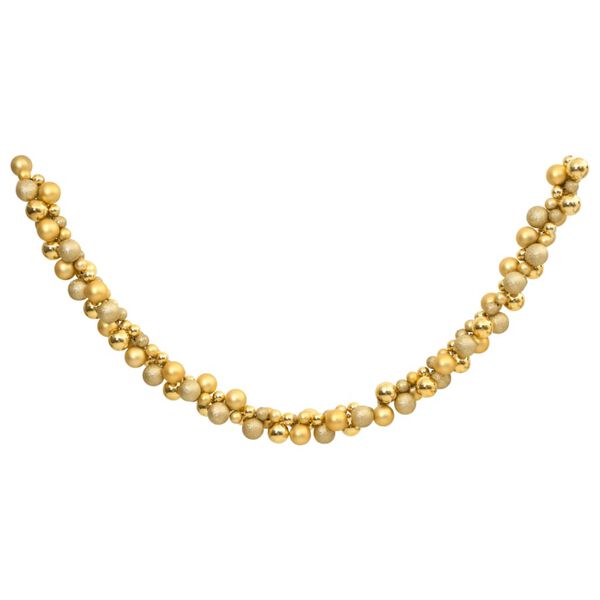 vidaXL juleguirlande 175 cm polystyren guldfarvet