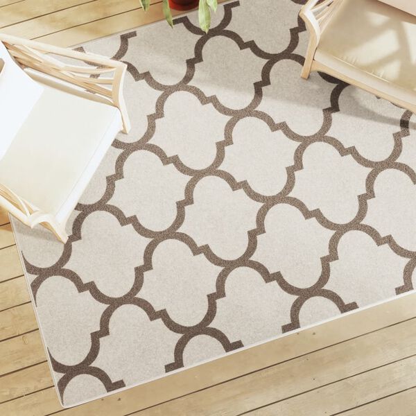 vidaXL gulvt&aelig;ppe 160x230 cm inde/ude kort luv flerfarvet